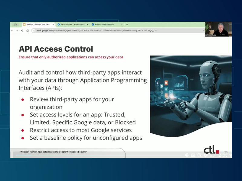 Google Workspace Security: Audit and Control How Third-Party Apps Interact with Your Data Through Application Programming Interfaces (APIs)