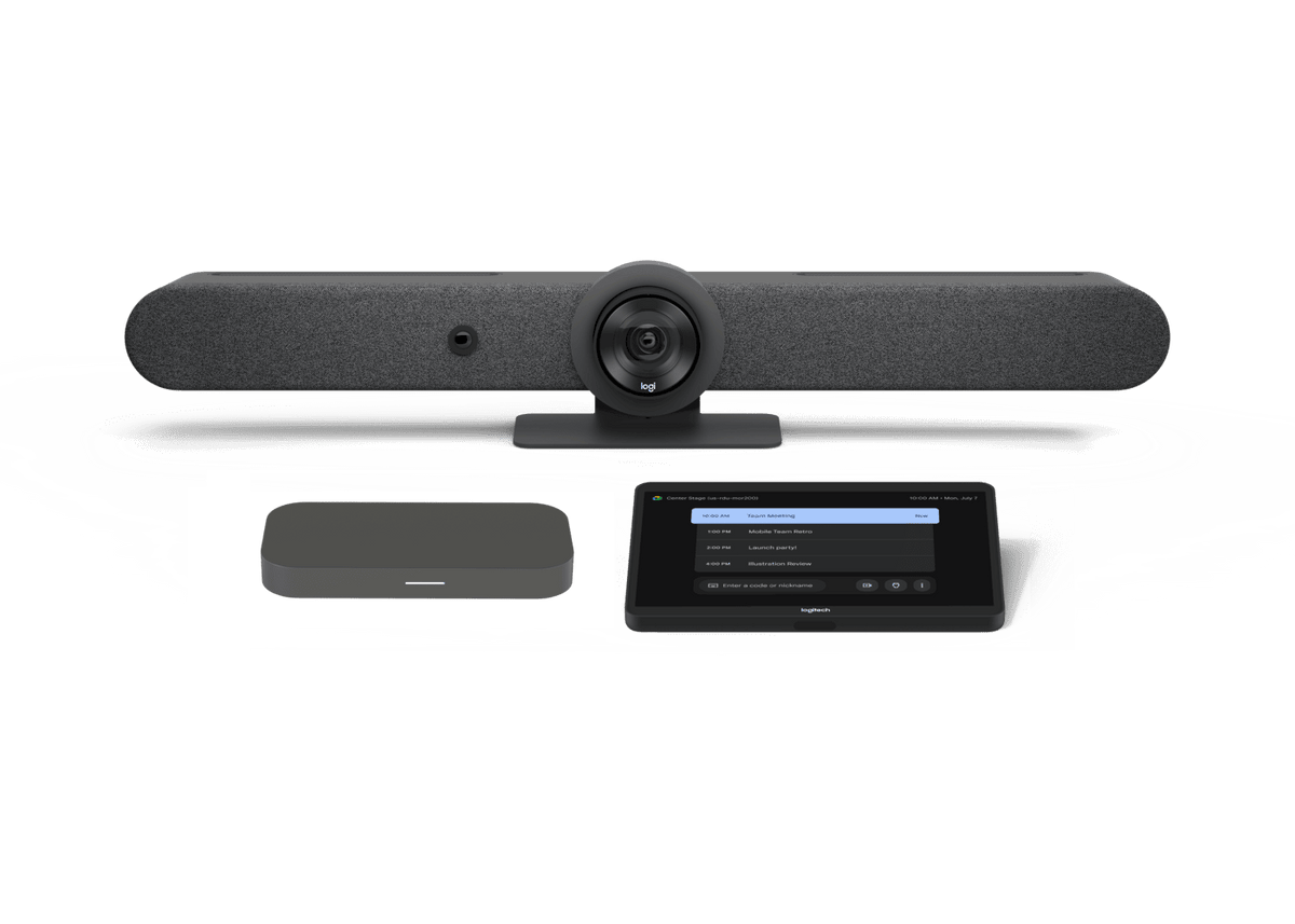 Logitech Medium Room Solution with Rally Bar for Google Meet