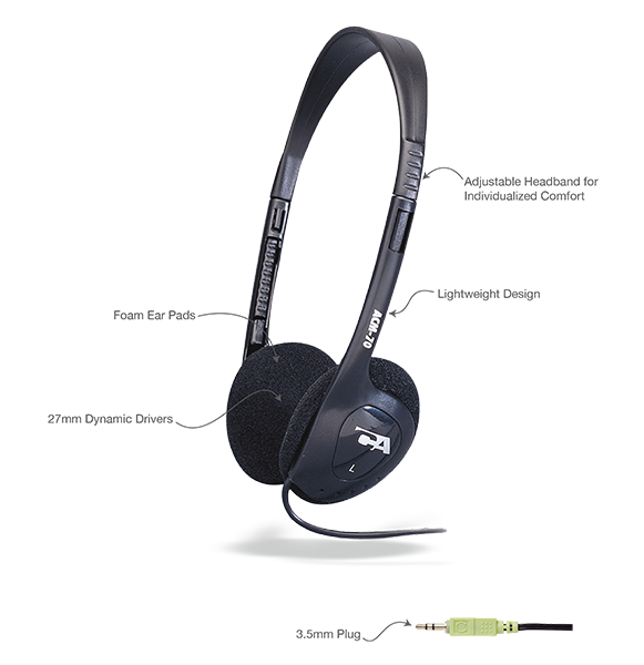 Cyber Acoustics 3.5mm Stereo Headphones