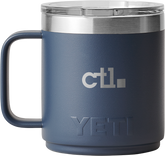 YETI Rambler Navy 10 oz Mug with CTL Logo