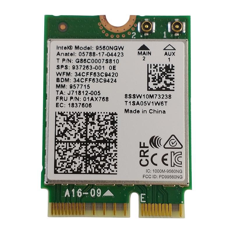 Renewed Intel 9560 Replacement Wifi Card for CTL s VX11, NL71, and NL81 Series
