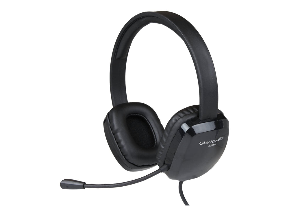 Cyber Acoustics Stereo Single Plug 3.5mm Connectivity AC-6008 Headset