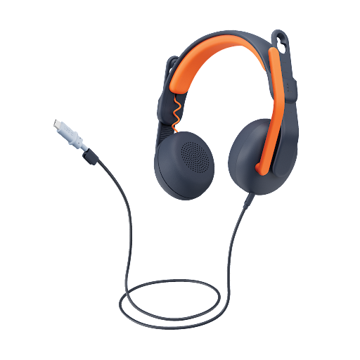 Logitech Zone Learn Wired Headset - USB-C Jack On-ear