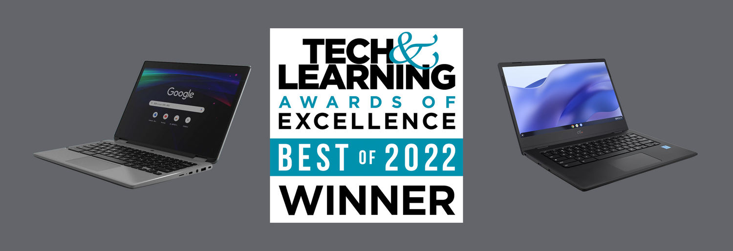Two CTL Chromebooks Win Tech & Learning Awards of Excellence “Best of 2022”