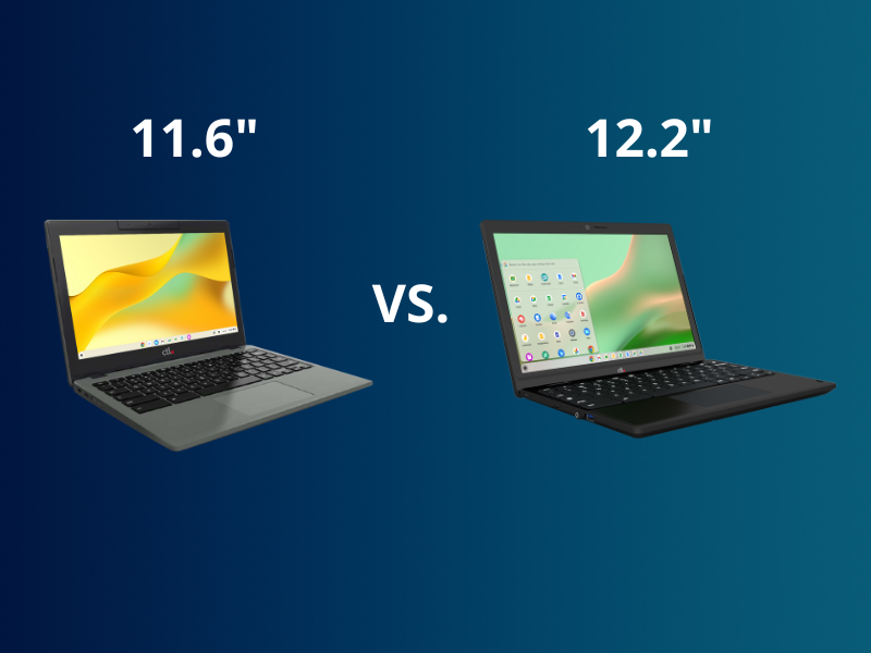 11.6" vs. 12.2" Chromebooks: Understanding the Impact on Student Learning
