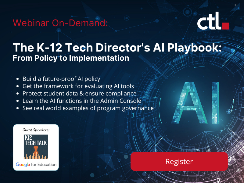 A Strategic, No-Nonsense Webinar Designed to Give You a Clear Roadmap for Managing AI in Your District