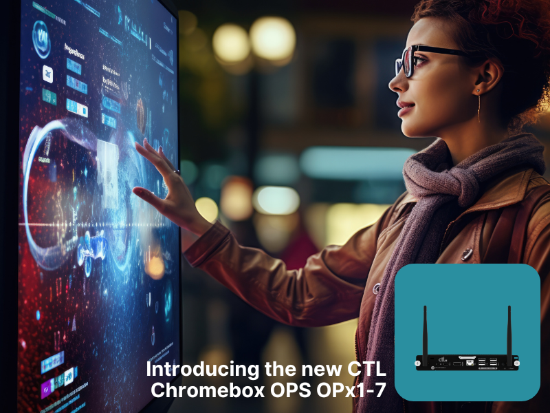 CTL Expands Enterprise Product Portfolio with New Version of Chromebox OPS for Interactive Displays