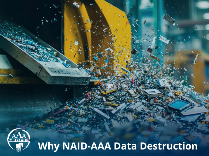 Beyond the Delete Key: Why NAID AAA Data Destruction is a Necessity for Your Business