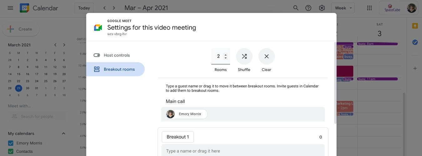 Google Meet Rolls Out Breakout Room Setup Via Calendar