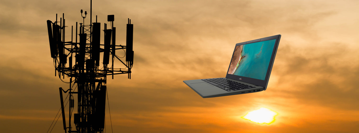 The CTL Chromebook NL72-L series features updated cellular technology including support for Band 48/CBRS with download speeds up to 600MB (Cat 12)