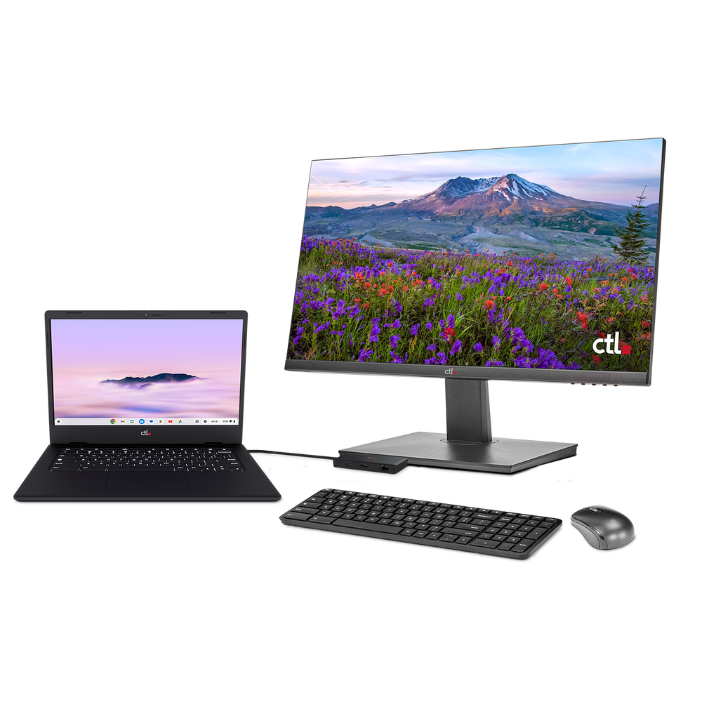 CTL Mini Chromebook Workstation Bundle