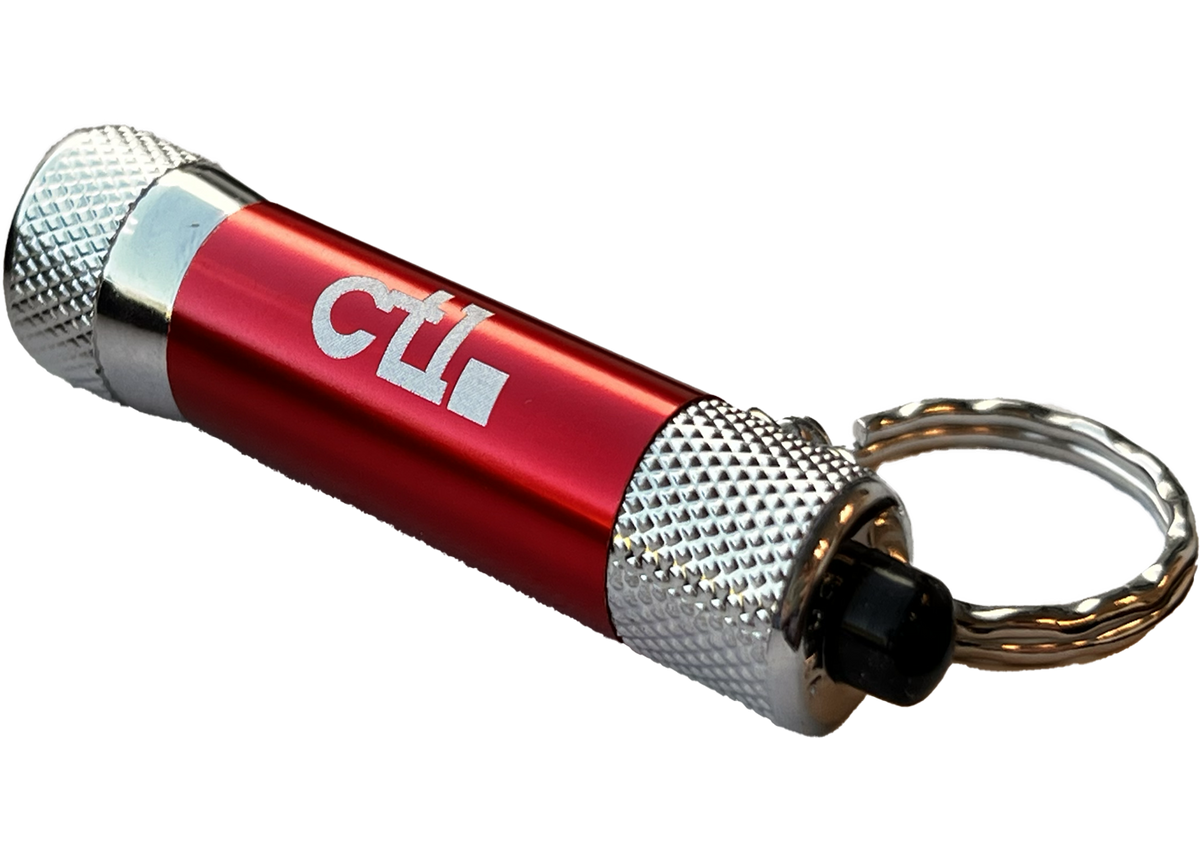 CTL Red LED Keychain Flashlight