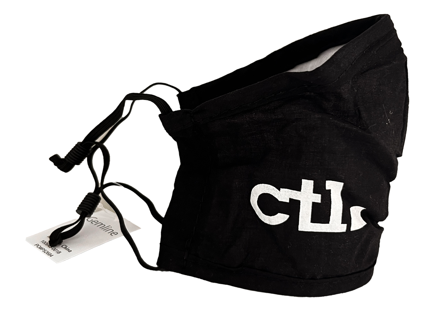 CTL Logo Black Cloth Face Mask