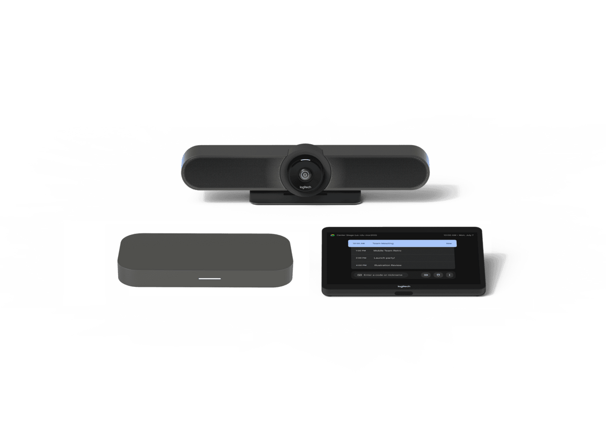 Logitech Small Room Solution with MeetUp for Google Meet