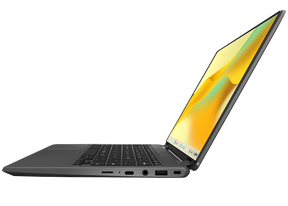 Chromebook device from side profle