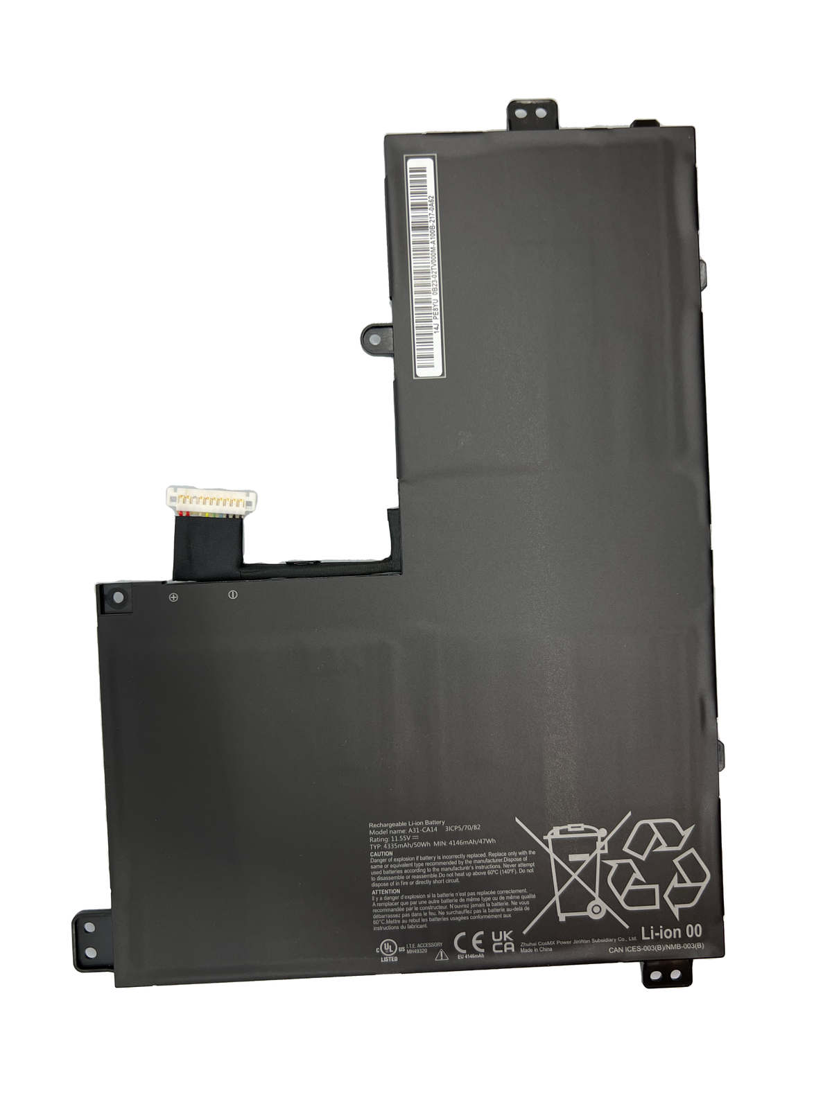 CTL Chromebook PX14E, PX14EX, and PX14EXT replacement Battery