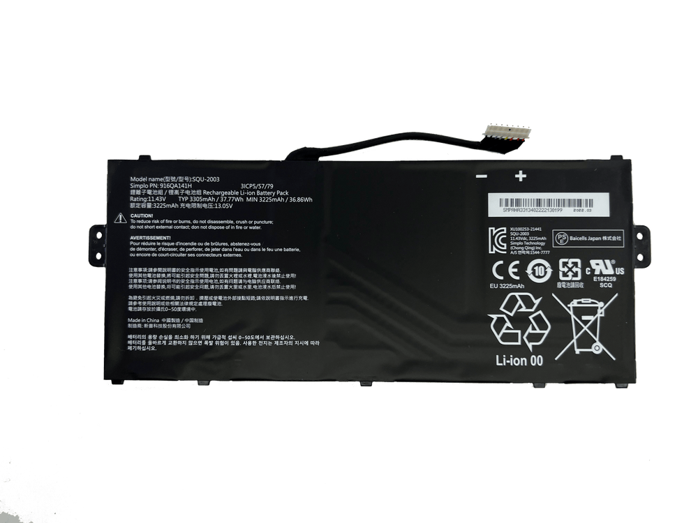 Renewed CTL NL71 Series Chromebook Battery