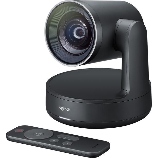 Logitech Video Conferencing Camera - 13 Megapixel - 60 fps - Matte Black, Slate Gray - USB 3.0